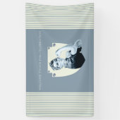 1940年代ヴィンテージ愛国女レトロ 横断幕 (縦)