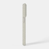 1940年代風タクタイルソフトモーヴ＆オリーブプリムローズ iPhoneケース (右側面)