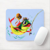 1940年代魚釣り マウスパッド (マウス)