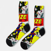 1940年賞品漫画靴下 ソックス (左)