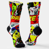 1940年賞品漫画靴下 ソックス (傾斜あり)