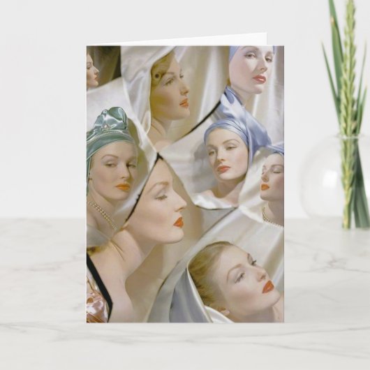 1940年頃の美女 カード (正面)