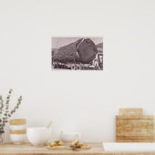 1940年頃の西ワシントンFirログ ポスター (キッチン)