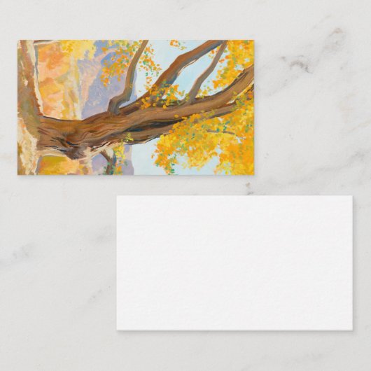 1940年10月の朝、メイナード・ディクソン 名刺 (正面/裏面)