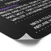 1940生まれ年80歳の誕生日パーティーに署名 ポスター (角)