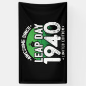 1940素晴らし年閏年日以後2月29誕生日 横断幕 (縦)