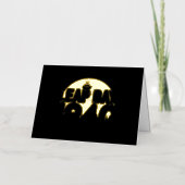 1940素晴らし年閏年日以後2月29誕生日 箔グリーティングカード (正面)