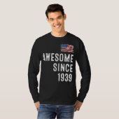 1940素晴らし年83歳の誕生日 Tシャツ (正面フル)