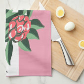 1940-1977シカゴ、ドレイクホテルCamellia House キッチンタオル (四つ折り)