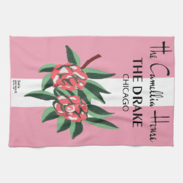 1940-1977シカゴ、ドレイクホテルCamellia House キッチンタオル