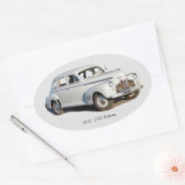 1940 2500デラックスステッカー 楕円形シール (封筒)