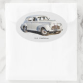 1940 2500デラックスステッカー 楕円形シール (バッグ)