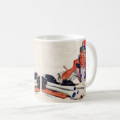 1940sアンクルサム電話 コーヒーマグカップ (正面右)