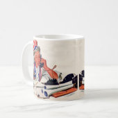 1940sアンクルサム電話 コーヒーマグカップ (正面左)