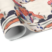 1940sアンクルサム電話 ラッピングペーパー (ロールコーナー)