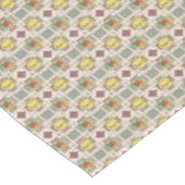 1940sキッチンパターン（黄色のティーポット60インチx 84インチ） テーブルクロス (アングル)