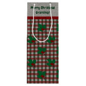 1940sクリスマスジンガム – パーソナライズされた ワインギフトバッグ (裏面)