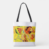 1940sグラマー女子プリント トートバッグ (裏面)