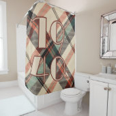 1940sプレイドシャワーカーテン シャワーカーテン (インサイチュ)