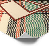 1940sプレイドステッカー ポスター (角)