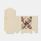 1940sプレイドパーティーボックス フェイバーボックス (折り畳みなし)