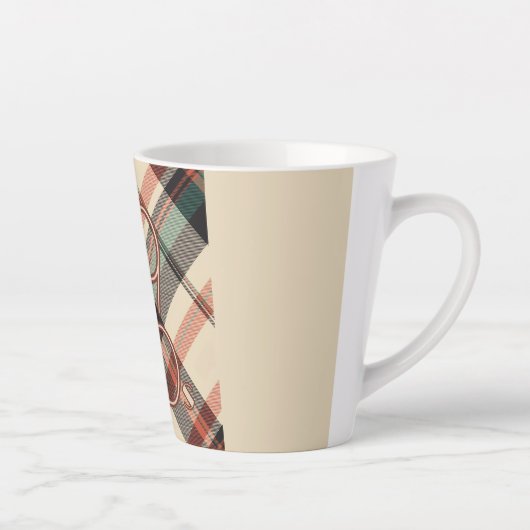 1940sプレイドラテマグ カフェラテマグ (右)