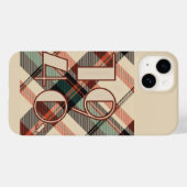 1940sプレイドiPhone 14ケース Case-Mate iPhoneケース (裏面 (横))
