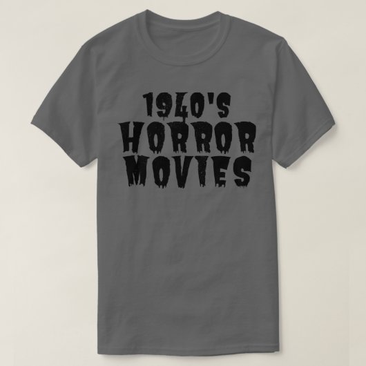 1940sホラー中毒1 tシャツ (デザイン正面)
