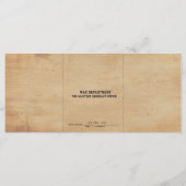 1940sレプリカのパスポートID メニュー (裏面)