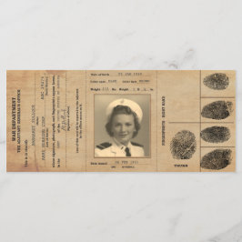 1940sレプリカのパスポートID メニュー