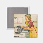 1940s料理主婦 マグネット (正面/裏面)