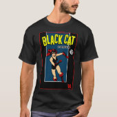 1940's Black Cat Comics "Hero" T-Shirt Tシャツ (正面)