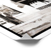 1940's Black & White Photo of Drug Store Poster ポスター (角)