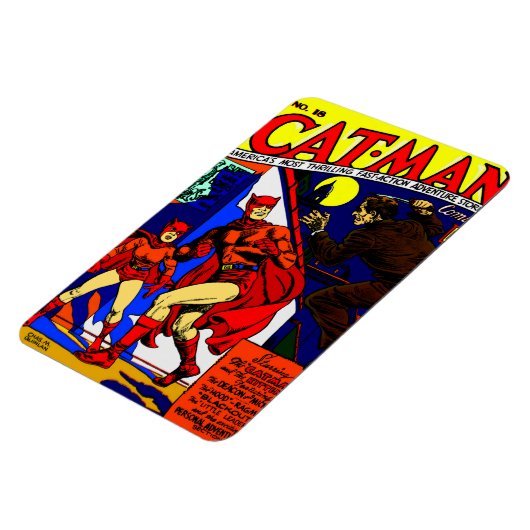 1940's Cat-Man Comics Magnet マグネット (左側)