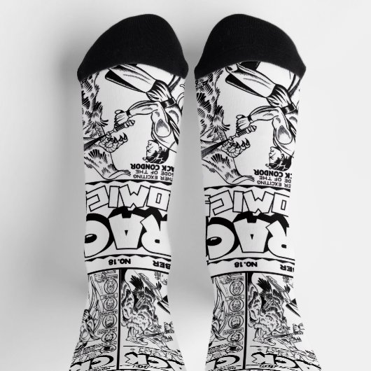1940's CRACK Comics Socks ソックス (上部)