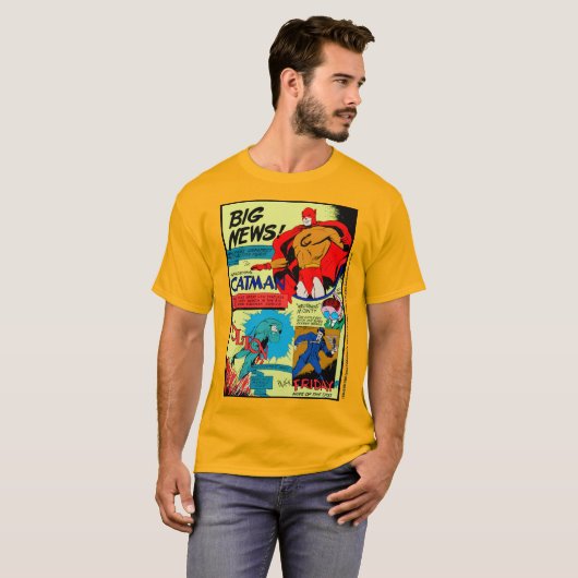  1940's Holyoke Comics Ad T-Shirt Tシャツ (正面フル)