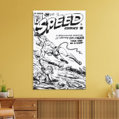 1940's SPEED Comics Canvas Print キャンバスプリント (インサイチュ (リビング))