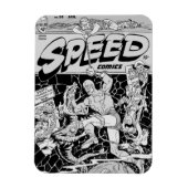 1940's SPEED Comics Flexible Magnet マグネット (縦)