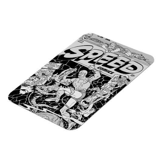 1940's SPEED Comics Flexible Magnet マグネット (左側)