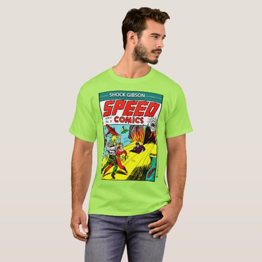 1940's SPEED Comics T-Shirt  Tシャツ (正面フル)