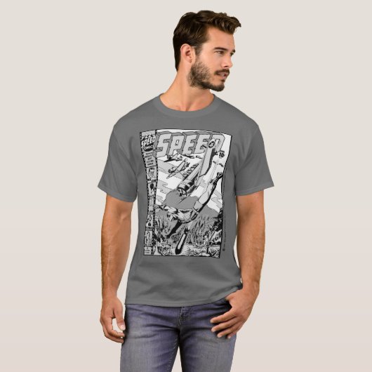 1940's SPEED Comics T-Shirt Tシャツ (正面フル)