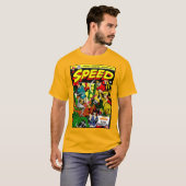 1940's SPEED Comics T-Shirt Tシャツ (正面フル)