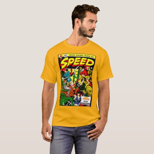 1940's SPEED Comics T-Shirt Tシャツ (正面フル)