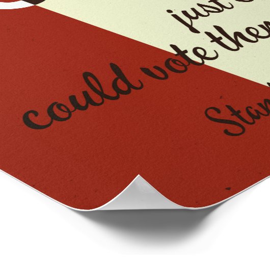 1940's Style Stand up for your Community  ポスター (角)