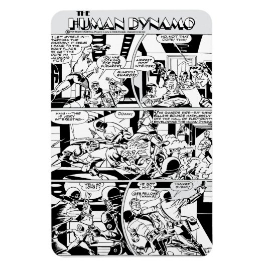 1940's The Human Dynamo Flexible Magnet マグネット (縦)