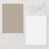 1940s Utility Floral Sprig Pattern ノートカード (正面/裏面)