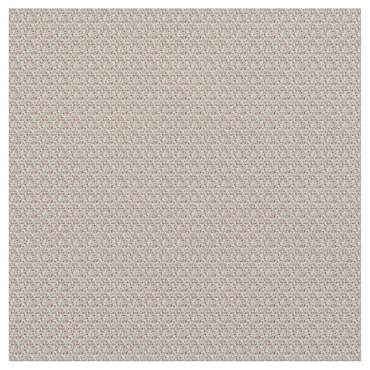 1940s Utility Floral Sprig Pattern ファブリック (クローズアップ)