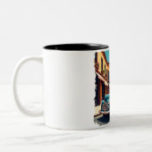1940s Vintage Car Mug ツートーンマグカップ (左)