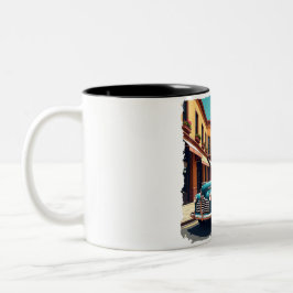 1940s Vintage Car Mug ツートーンマグカップ