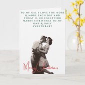 1940's Vintage Valentines card カード (黄色い花)